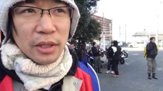 出発の朝…