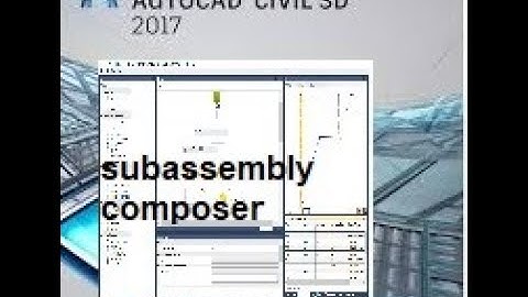 how to use auto desk sub assembly composer Part 4