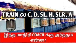 TRAIN C, A, H, D,S,SLR, L COACHES FULL DETAILS IN TAMIL|இந்த COACH லாம் இப்படித்தான் இருக்குமா|OTB screenshot 4