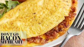 Chilli, Cheese and Bacon Omelette