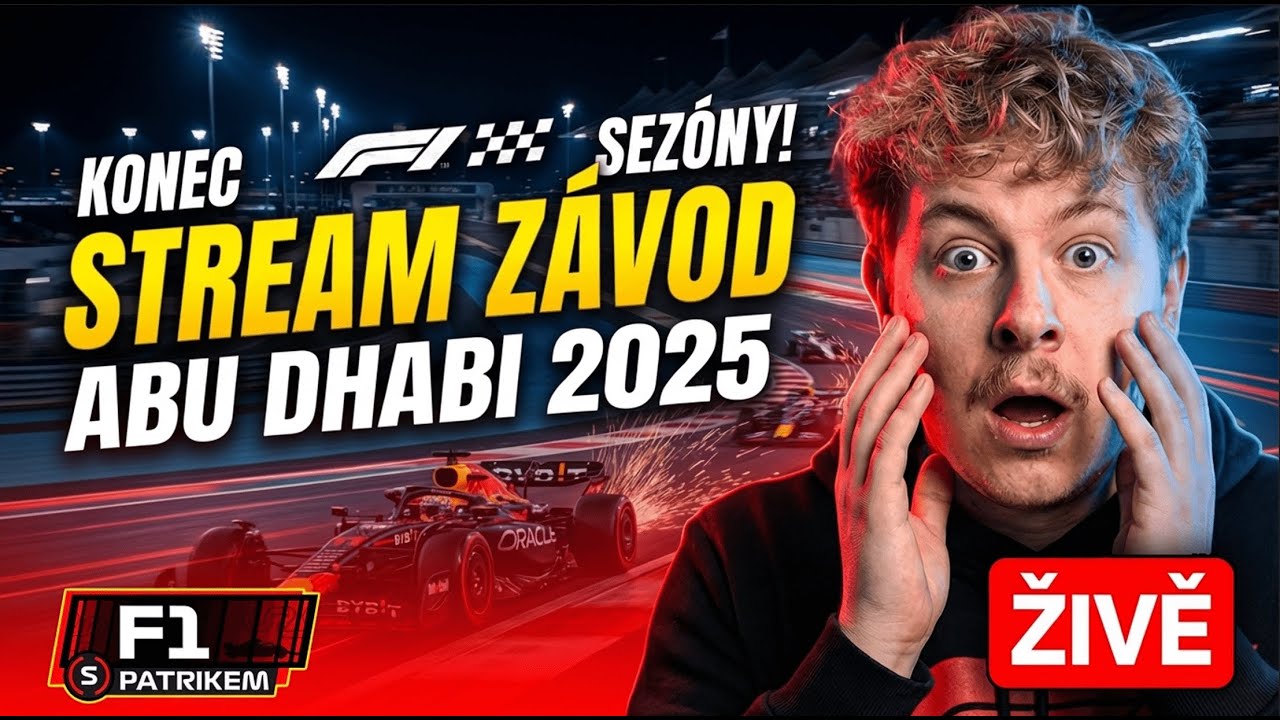 🔥🏁 ŽIVĚ: F1 ABÚ DHABÍ 2025 | ZÁVOD - FINÁLE SEZONY! 🌴✨