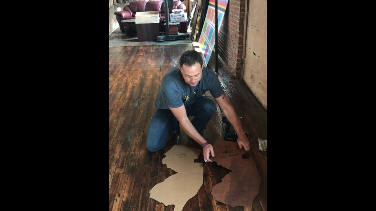 Tito's Metal Art Sign Install