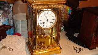French Crystal Regulator Clock Repair
Because of bad packing my clock. I ended up with some broke out pieces in the beveled glass. This clock is a very heavy French clock I have been wanting for a while and the price was right on this clock so I bought it. Once I got it cleaned and oiled including the barrel spring, the clock runs great now.
My friend Mark Munnerlyn has a YouTube channel as well that talks about cuckoo clocks as well if you would like to check him out. https://www.youtube.com/@munnerlyn3/videos
You can contact me at
email: justmike2575@gmail.com
Here I do most of my work on clocks. Mainly cuckoo clocks, yet I am always looking for the unusual and eye catching clocks. Some of the clocks I get into are ones that need saved from the dump. They fell off the wall from not sucring the clock to the wall using the stud behind the sheetrock. Some of the clocks were layed to rest out in the garage or barn and I ecsept the challange of getting them back together again.
A well loved clock at one time is one that has a lot of wear and you find old bushings that might need to be replaced. French Crystal Regulator Clock Repair