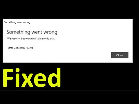 How To Fix Mail App Error Code 0x8019019a Windows 10  - Error While Setting Up Yahoo Email Account