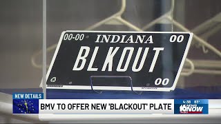 Indiana unveils new ‘blackout’ license plates