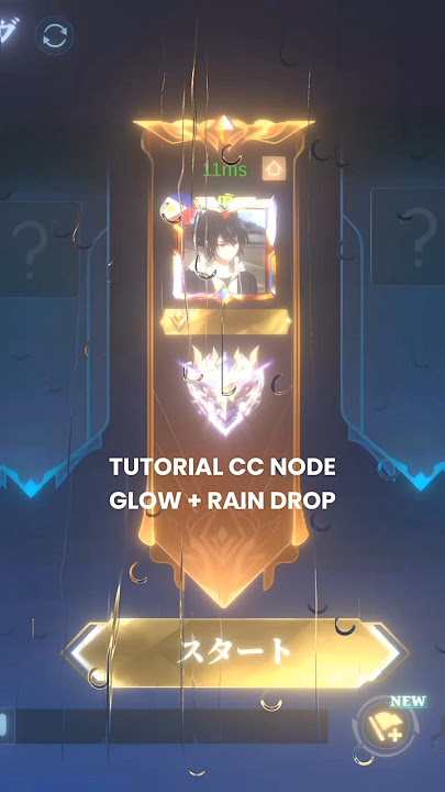 TUTORIAL EDIT CC NODE VIDEO - GLOW   RAIN DROP