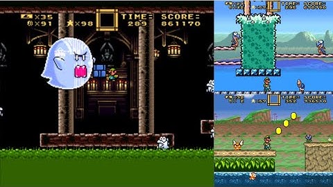 SMW Standard Normal romhack Panic in the Mushroom Kingdom Part 4