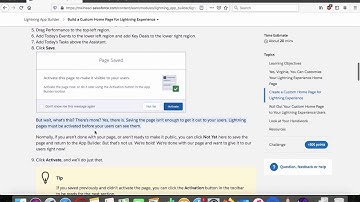 Build a Custom Home Page for Lightning Experience in Salesforce
