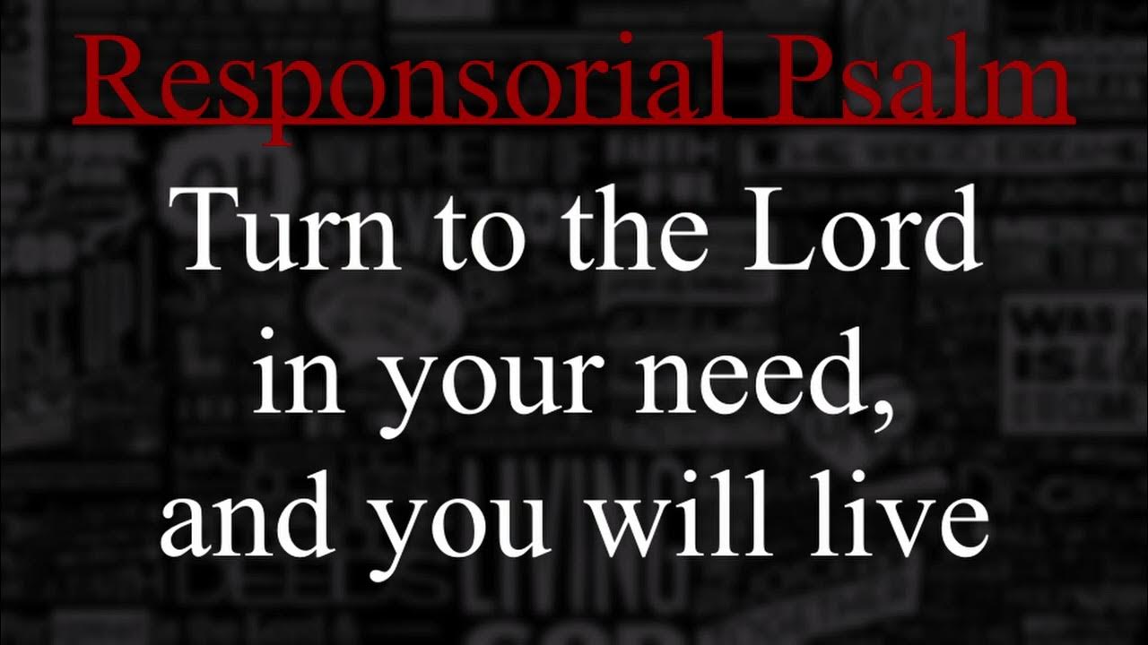 [CANTOR] 15th Sunday in Ordinary Time Respond & Acclaim July 10