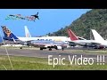 Epic !!!! 747-400, 767-300, 757-200, 737-800, 727-200F, MD-80 action @ St Kitts R.L.B Int'l Airport