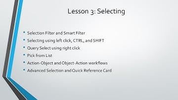 Creo Parametric - Absolute Beginners Lesson 3 Tutorial - Selecting Objects
