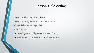 Creo Parametric - Absolute Beginners Lesson 3 Tutorial - Selecting Objects