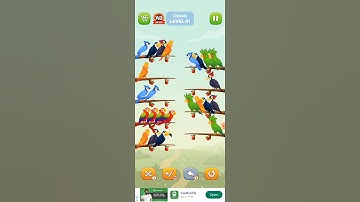 Bird sort puzzle walkthrough #viral #shorts #trending #short #birds