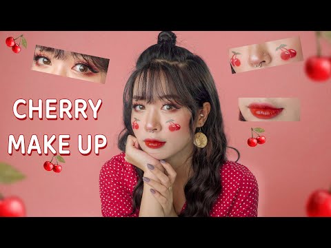Cherry Inspired Makeup Look | HWAJANG