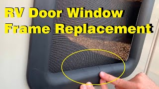 RV Door Window Replacement