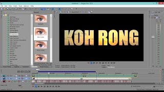 Sony Vegas Text Effect Tutorial Transparent Negative Text By Khmer Knowledge