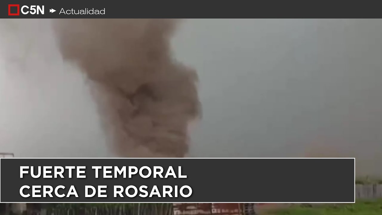 IMPACTANTE TEMPORAL en SANTA FE: VOLADURA de TECHOS y ÁRBOLES - YouTube