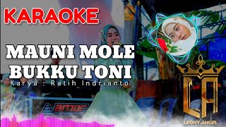 Karaoke Mauni Mole Bukku Toni|| Nada Wanita|| Leony Angel