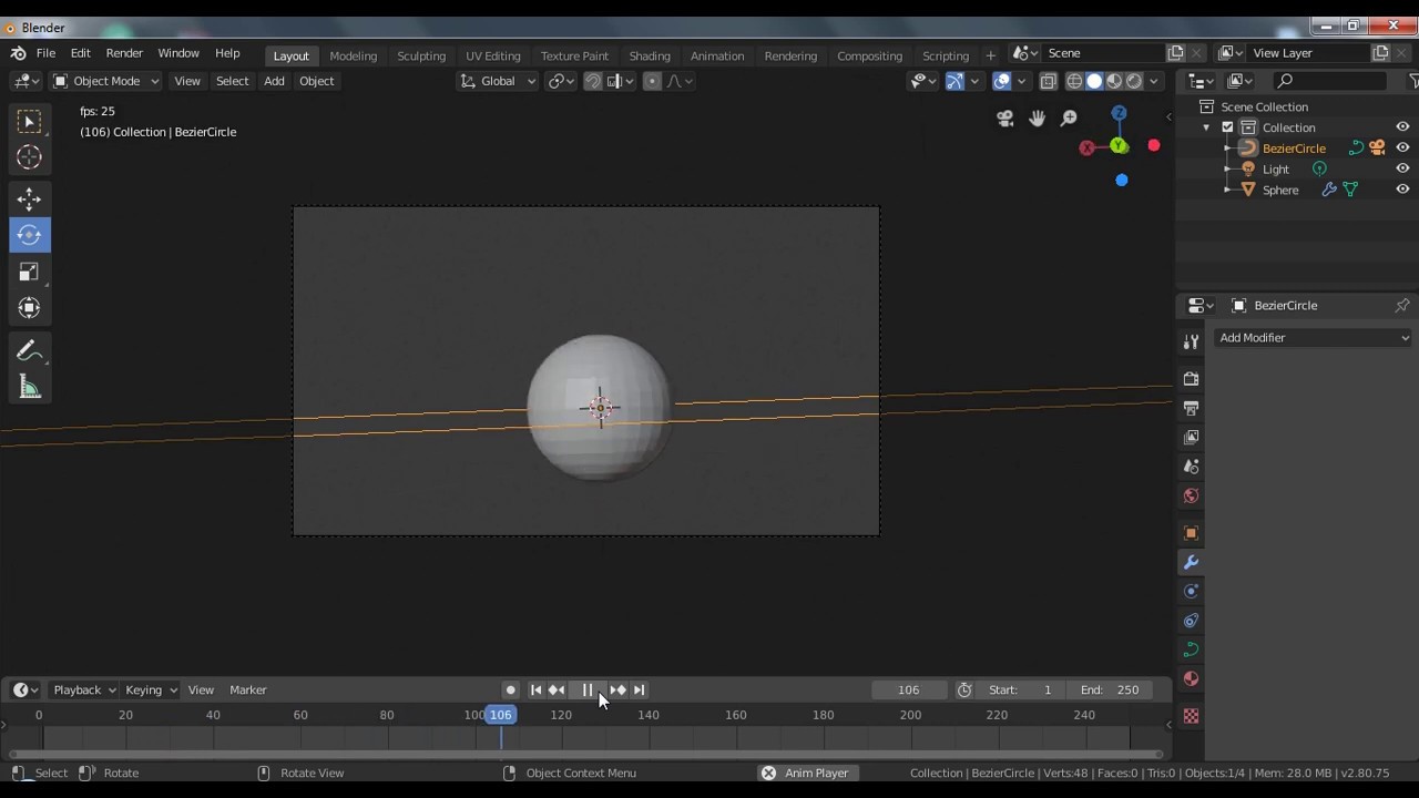 Blender 2.8 Animation Tutorial P4 YouTube
