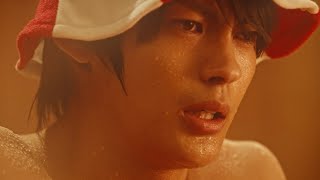 神尾楓珠、中村獅童＆藤森慎吾とサウナで肉体美披露　あまりの熱さに白目むく!?　「アイ アム ア ボートレーサー」第3話