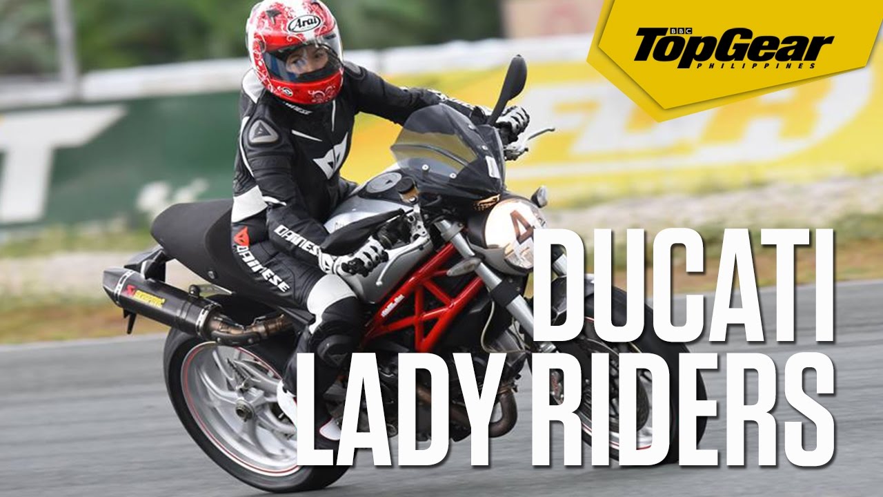Lady Riders Shine at Ducati Riding Clinic - YouTube