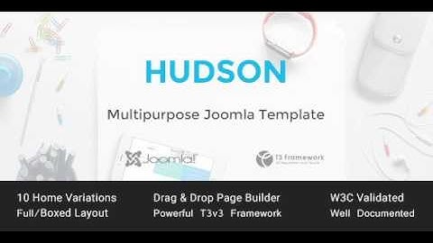 Hudson - Multipurpose Joomla Template | Themeforest Website Templates and Themes
