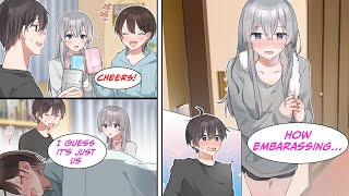 [Manga Dub] My sister brings her friend over to my house to drink and passes out... When I wake up..