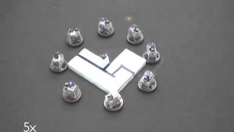 Multiple Scarab Ground Robots Manipulating Objects