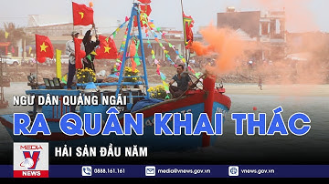 Ngư dân Quảng Ngãi ra quân khai thác hải sản đầu năm - VNEWS