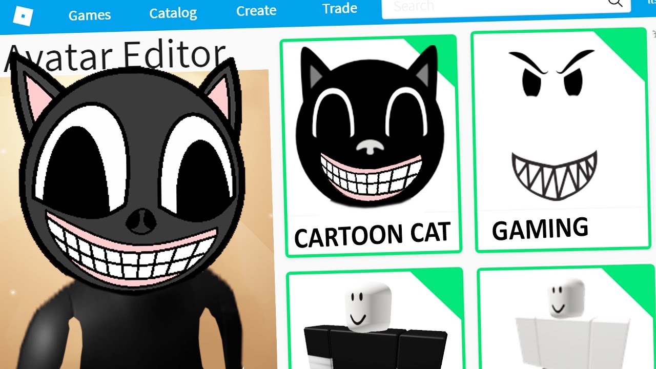 Cartoon Cat Disguise Trolling Pretending To Be Cartoon Cat In Roblox Piggy Youtube - cartoon cat roblox shirt