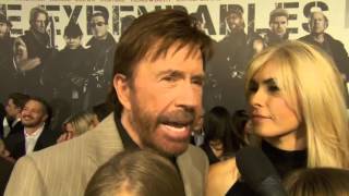 Chuck Norris at The Expendables 2 Premiere! HD]