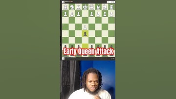 Early Queen Attack #chess #chesstime #chesscom #chesstips #chesstraps