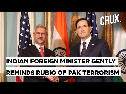 Jaishankar Urges US 'Zero Tolerance Towards Terrorism', Teases Rubio Over His Cricket Knowledge | 4K
