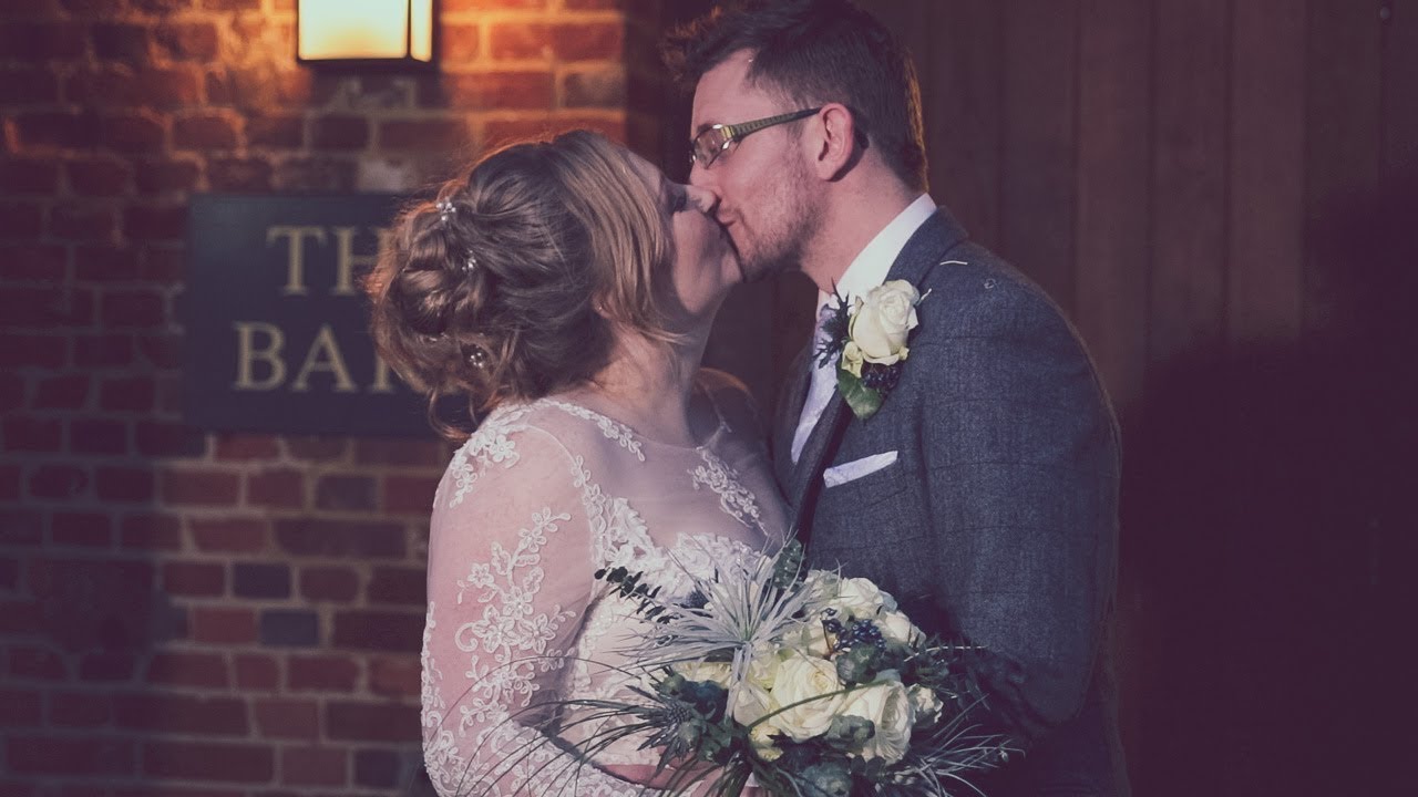 Gorgeous Christmas winter wedding | Hannah & Mike's highlights film at The Barn at Bury Court