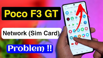 How to Fix Network Problem in Poco F3 GT | Poco F3 GT Sim Not Working