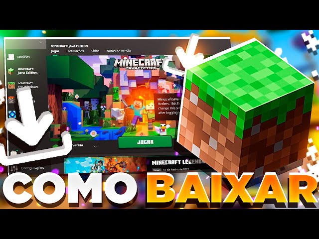 COMO BAIXAR O MINECRAFT ORIGINAL de GRAÇA no SITE OFICIAL! 