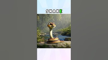 "SNAKE! SHAKE AND WIGGLE" - #shorts #ABCsMelody #kidslearning #kidssongs #childrenssong #animalsong