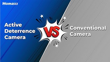 Homaxi Active Deterrence Cameras vs. Conventional Cameras