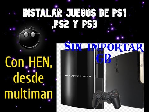 Como jugar juegos de ps2 en ps3 multiman 2019