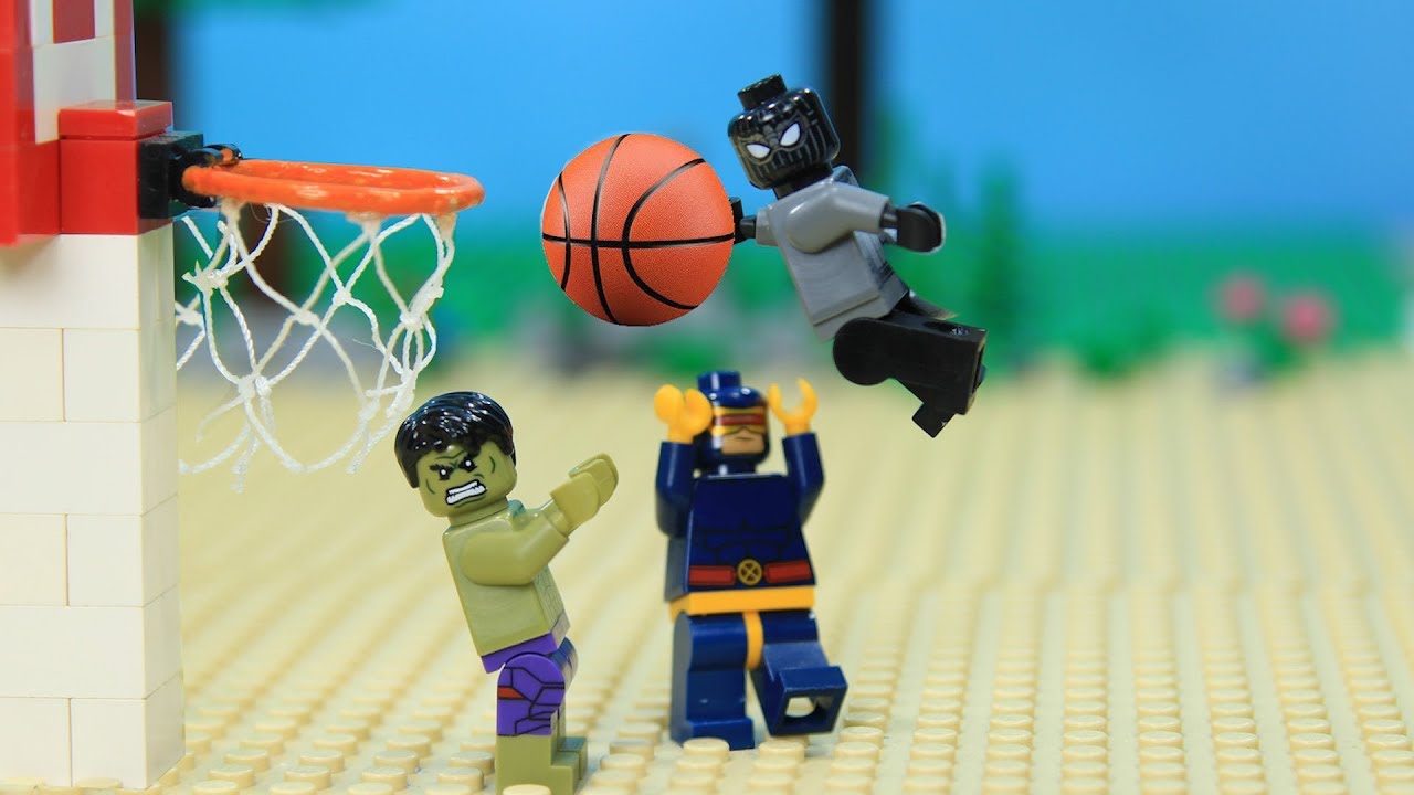Lego Superhero Basketball Championship BEST SKILLS - YouTube