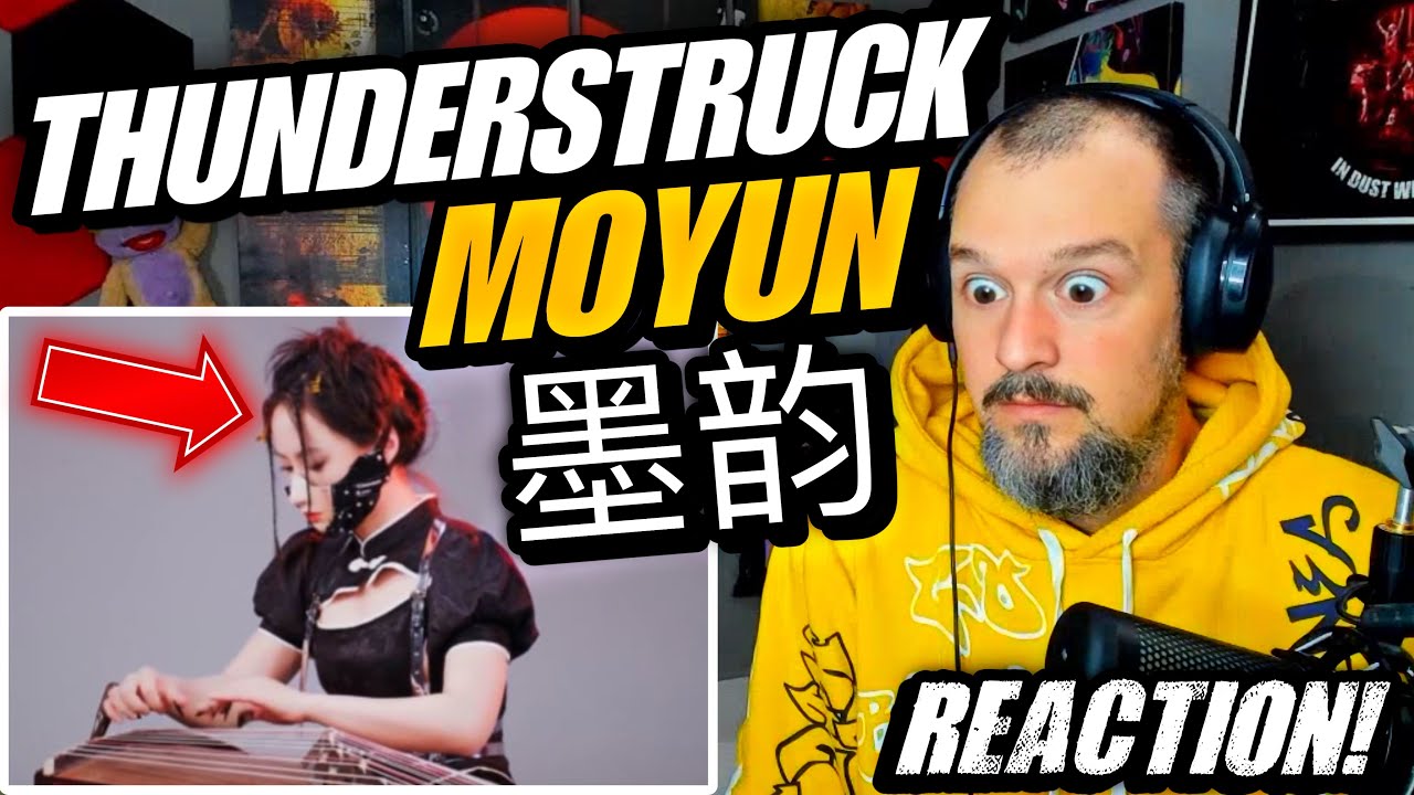 First reaction to AC/DC - Thunderstruck Guzheng Cover | 墨韵 Moyun