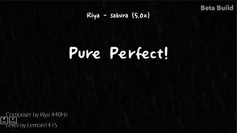[ADOFAI custom clear] Sakura [5.0x] pure perfect! (map by Lemon1415)