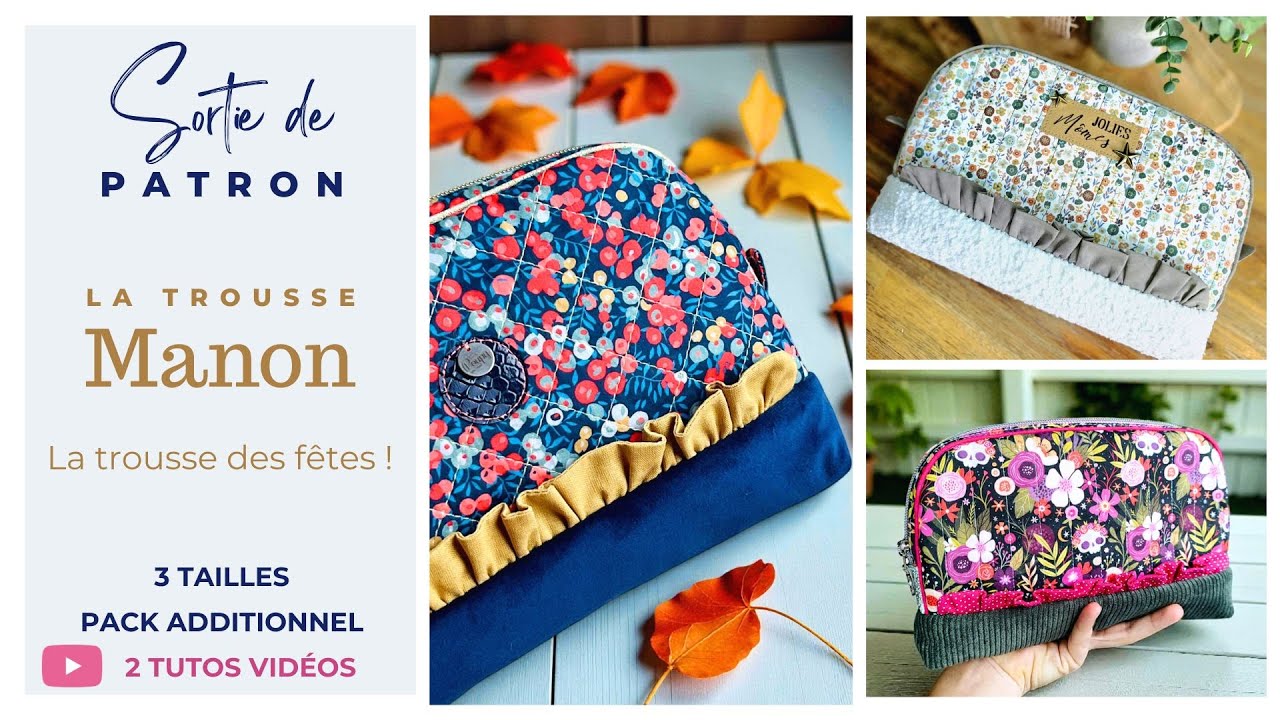 Replay : Sortie de la trousse Manon (patron + kits couture)