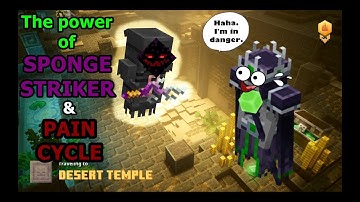The Unbridled Power of Sponge Striker + Pain Cycle (Apocalypse+25) - Minecraft Dungeons