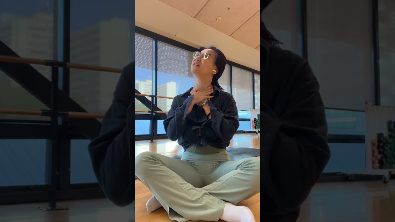 13-Min Breath & Movement: Sitali with Sound + Neck Stretch | Cool Down & Reset