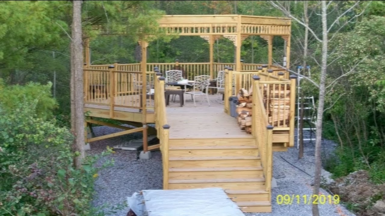 Gazebo And Deck 1 Of 5 Step By Step Youtube