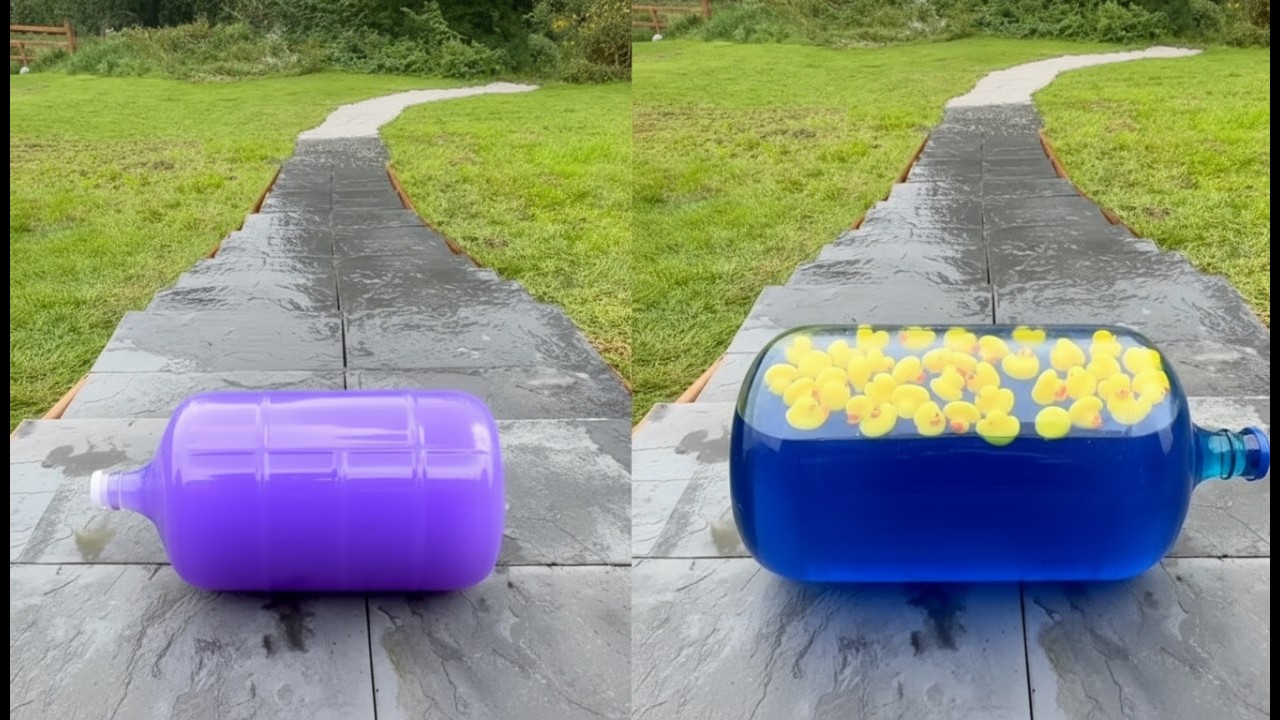 Smashing Glass Bottles ⚠️🔥 Crushing Crunchy & Soft Objects!