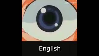 Japanese vs English vs mexican screaming comparison (evangelion)