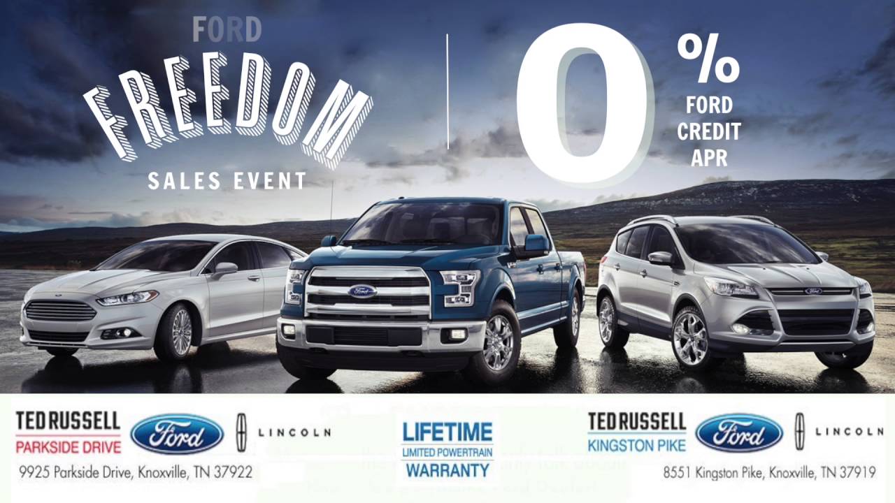 Ted Russell Ford Freedom Sales Event YouTube