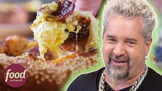 Guy Fieri Tastes An Outrageous Georgian Cheese Bread In Hollywood! | Diners, Drive-Ins, And Dives
